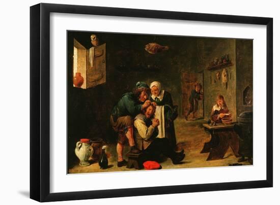 Surgical Operation, 17th Century-David Teniers the Younger-Framed Giclee Print