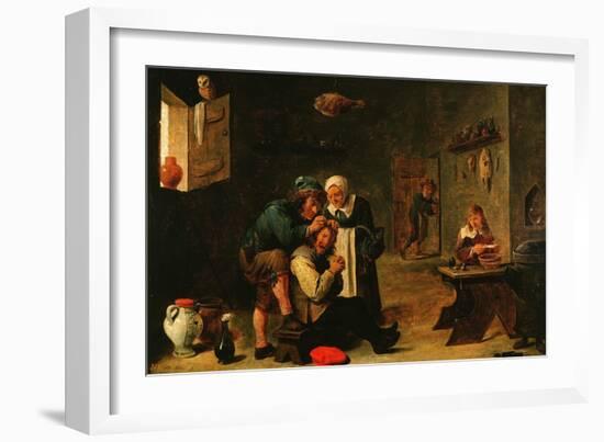 Surgical Operation, 17th Century-David Teniers the Younger-Framed Giclee Print