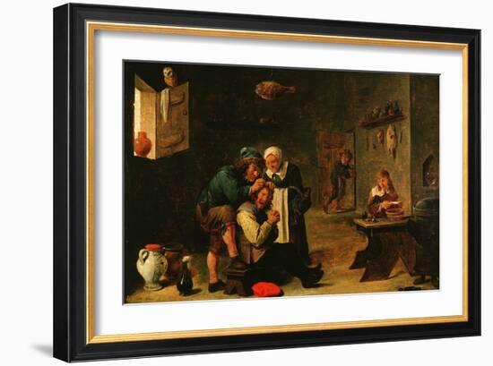 Surgical Operation, 17th Century-David Teniers the Younger-Framed Giclee Print