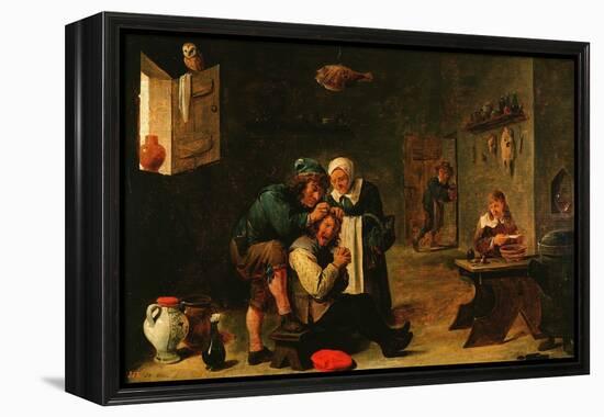 Surgical Operation, 17th Century-David Teniers the Younger-Framed Premier Image Canvas