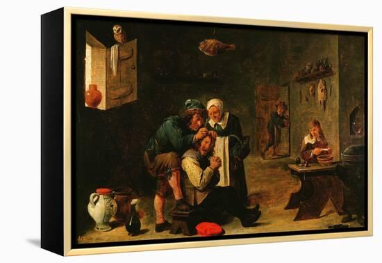 Surgical Operation, 17th Century-David Teniers the Younger-Framed Premier Image Canvas