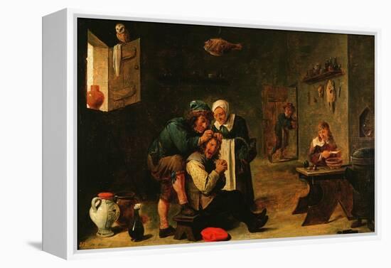 Surgical Operation, 17th Century-David Teniers the Younger-Framed Premier Image Canvas
