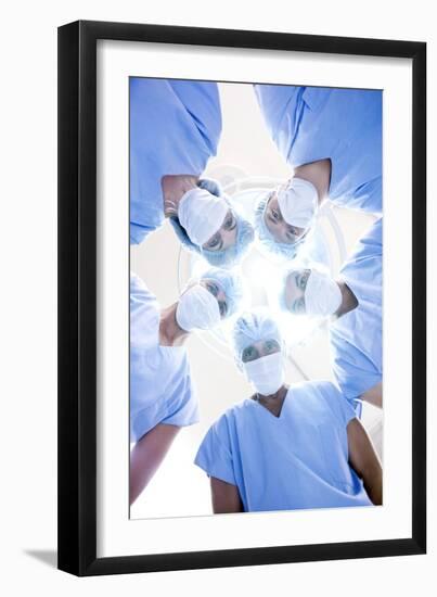 Surgical Team-Science Photo Library-Framed Photographic Print