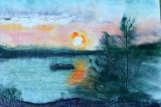 Waterccolor Landscape-Suriko-Art Print
