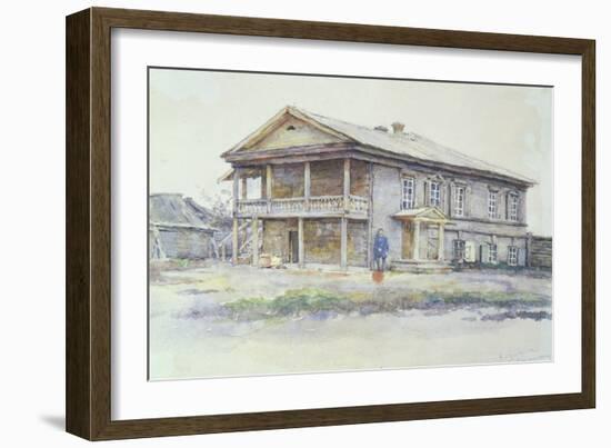 Surikov's House at Krasnoyarsk, 1890-91-Vasilii Ivanovich Surikov-Framed Giclee Print