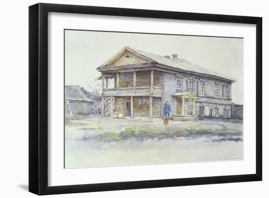 Surikov's House at Krasnoyarsk, 1890-91-Vasilii Ivanovich Surikov-Framed Giclee Print