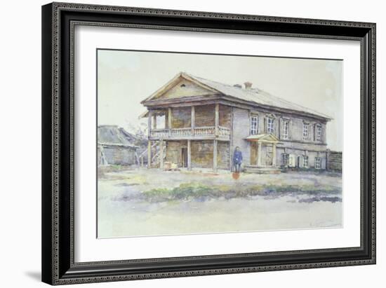 Surikov's House at Krasnoyarsk, 1890-91-Vasilii Ivanovich Surikov-Framed Giclee Print