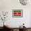 Suriname Flag Design with Wood Patterning - Flags of the World Series-Philippe Hugonnard-Framed Art Print displayed on a wall