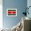 Suriname Flag Design with Wood Patterning - Flags of the World Series-Philippe Hugonnard-Framed Art Print displayed on a wall