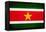 Suriname Flag Design with Wood Patterning - Flags of the World Series-Philippe Hugonnard-Framed Stretched Canvas