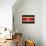 Suriname Flag Design with Wood Patterning - Flags of the World Series-Philippe Hugonnard-Framed Stretched Canvas displayed on a wall