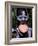 Surma Tribesmen with Lip Plate, Ethiopia-Gavriel Jecan-Framed Photographic Print