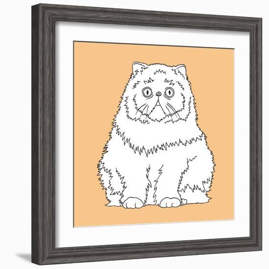 Surprised Cat-Anna Nyberg-Framed Art Print