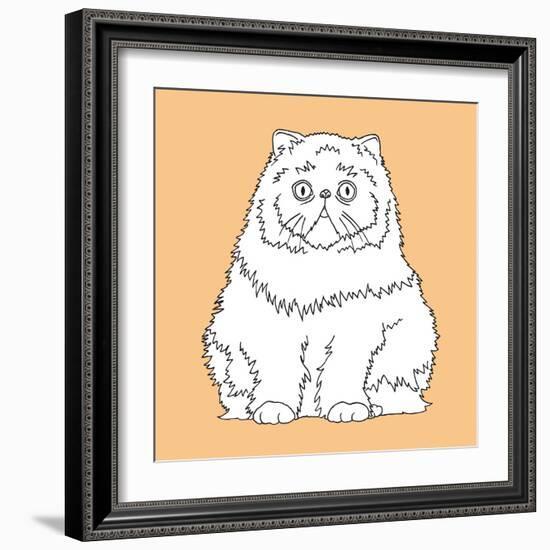 Surprised Cat-Anna Nyberg-Framed Art Print