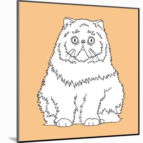 Surprised Cat-Anna Nyberg-Mounted Giclee Print