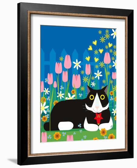 Surprised Cat-Artistan-Framed Photographic Print