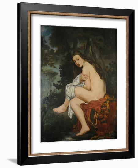 Surprised Nymph, 1861-Edouard Manet-Framed Giclee Print