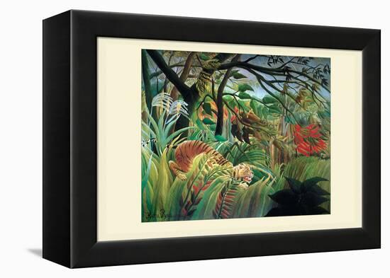 Surprised! Storm in the Forest-Henri Rousseau-Framed Stretched Canvas