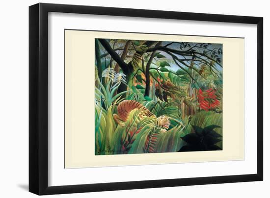 Surprised! Storm in the Forest-Henri Rousseau-Framed Art Print