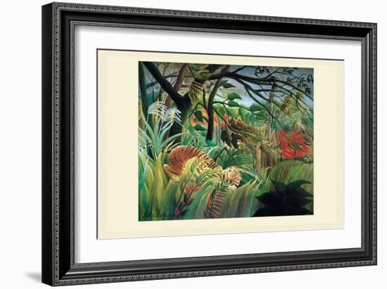 Surprised! Storm in the Forest-Henri Rousseau-Framed Art Print