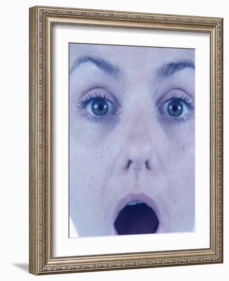 Surprised Woman-Cristina-Framed Photographic Print