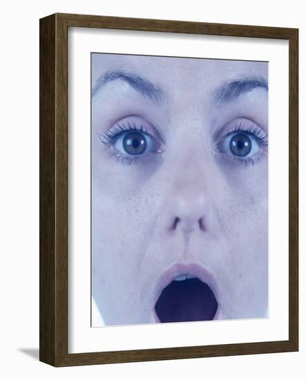 Surprised Woman-Cristina-Framed Photographic Print