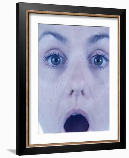 Surprised Woman-Cristina-Framed Photographic Print