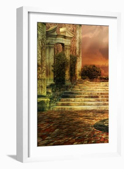 Surreal Architecture-sattva_art-Framed Art Print