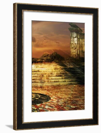 Surreal Architecture-sattva_art-Framed Art Print