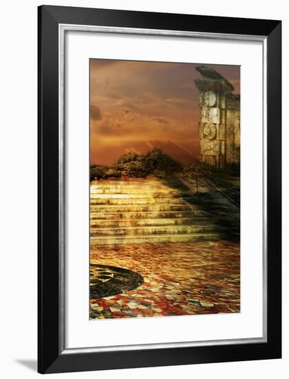 Surreal Architecture-sattva_art-Framed Art Print