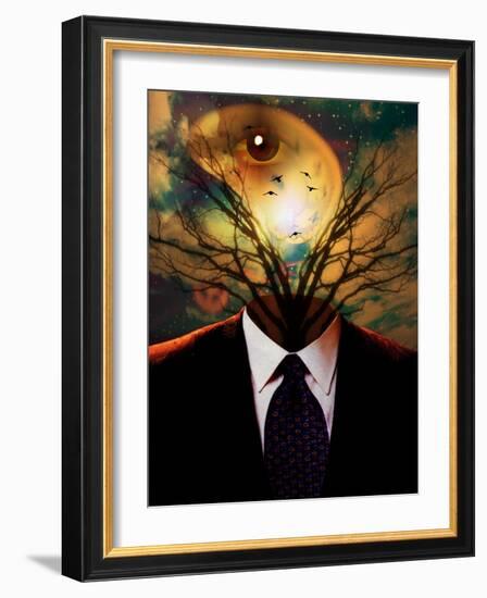 Surreal Human-rolffimages-Framed Art Print