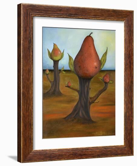 Surreal Pear Trees 4-Leah Saulnier-Framed Giclee Print