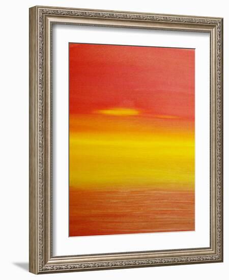 surreal sunset-Kenny Primmer-Framed Art Print