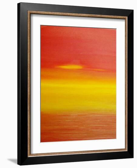 surreal sunset-Kenny Primmer-Framed Art Print