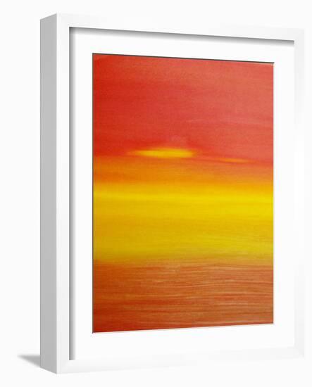 surreal sunset-Kenny Primmer-Framed Art Print