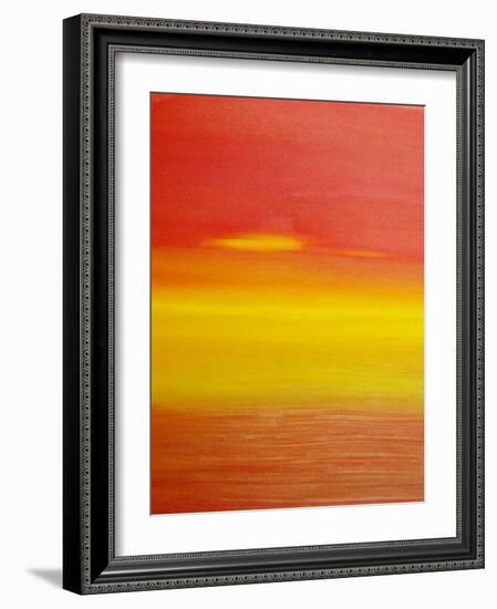 surreal sunset-Kenny Primmer-Framed Art Print