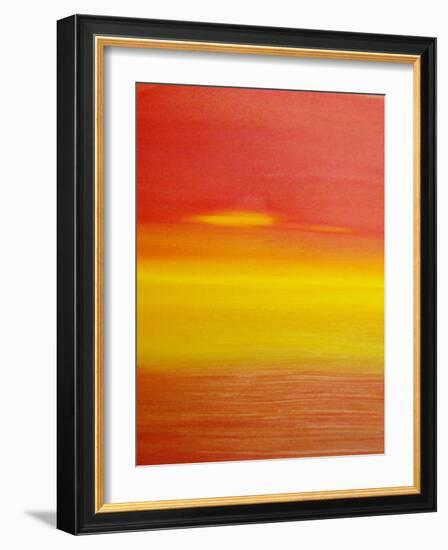 surreal sunset-Kenny Primmer-Framed Art Print