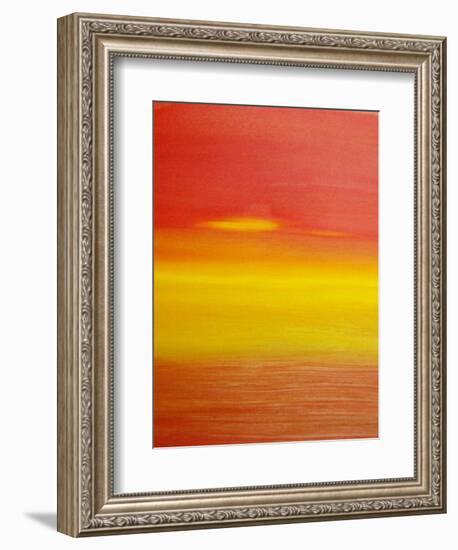 surreal sunset-Kenny Primmer-Framed Art Print