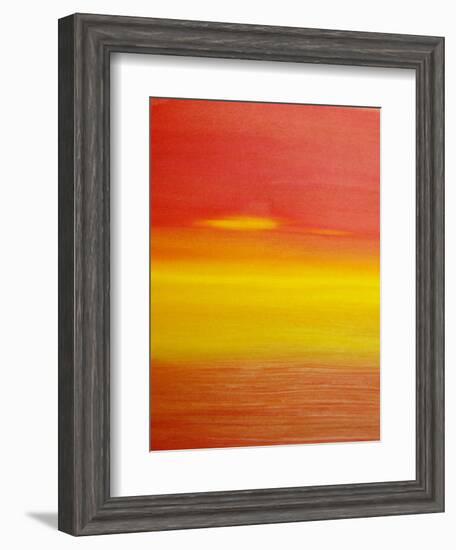 surreal sunset-Kenny Primmer-Framed Art Print