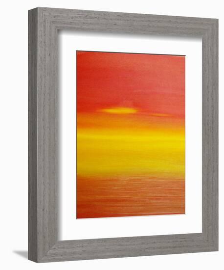 surreal sunset-Kenny Primmer-Framed Art Print