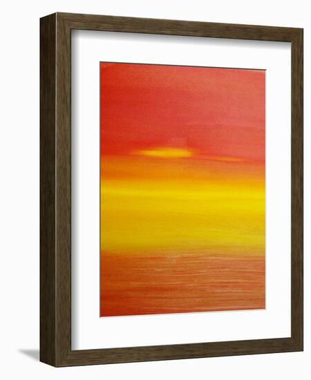 surreal sunset-Kenny Primmer-Framed Art Print