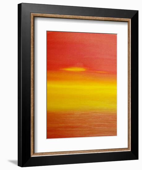 surreal sunset-Kenny Primmer-Framed Art Print