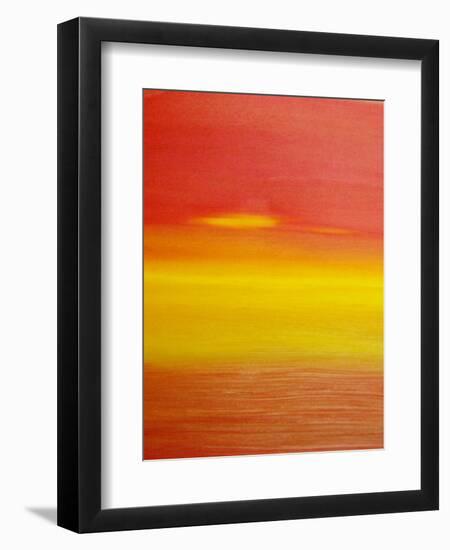 surreal sunset-Kenny Primmer-Framed Art Print