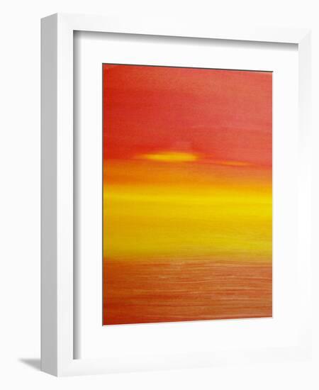 surreal sunset-Kenny Primmer-Framed Art Print