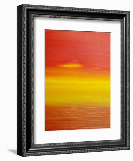 surreal sunset-Kenny Primmer-Framed Art Print