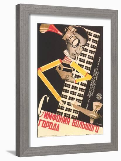 Surrealist Russian Poster-null-Framed Giclee Print