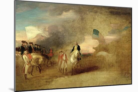 Surrender of Cornwallis at Yorktown, 1787-John Trumbull-Mounted Giclee Print