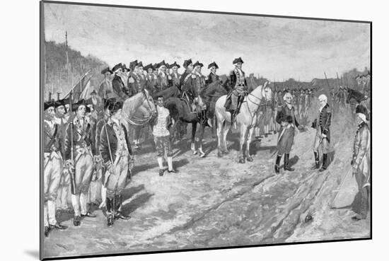 Surrender of Cornwallis at Yorktown, The Surrender of Cornwallis, c.1881-Howard Pyle-Mounted Giclee Print