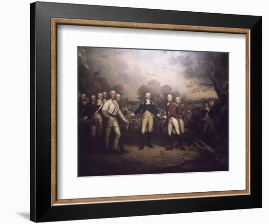 Surrender of General Burgoyne at Saratoga New-John Trumbull-Framed Giclee Print