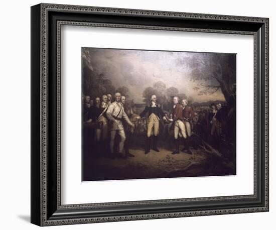 Surrender of General Burgoyne at Saratoga New-John Trumbull-Framed Giclee Print